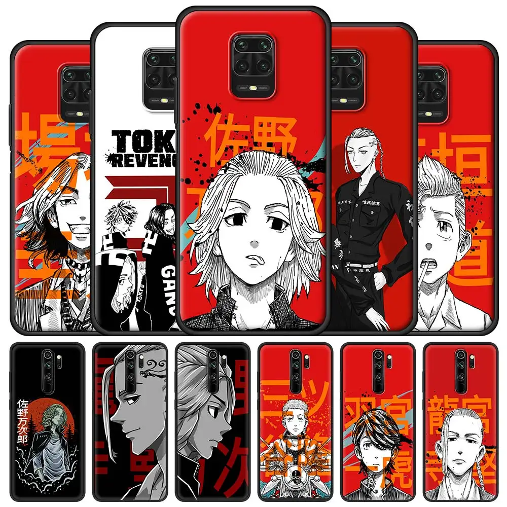 

Japen Tokyo Revengers Silicone Case for Redmi Note 10 Pro Max 9 4G 9S 9T 8T 7 Cases for Redmi 9 9C 9A 8 8A 7A 6A K40 Cover Coque