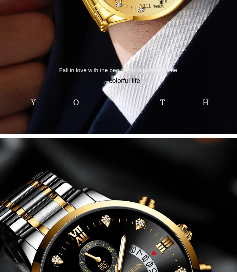 

FNGEEN Relogio Masculino Men Watches Luxury Famous Top Brand Men's Fashion Casual Dress Watch Military Quartz Wristwatches Saat