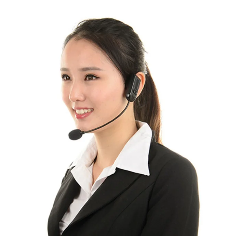 Портативная радио FM беспроводная гарнитура микрофон Handsfree Мегафона для