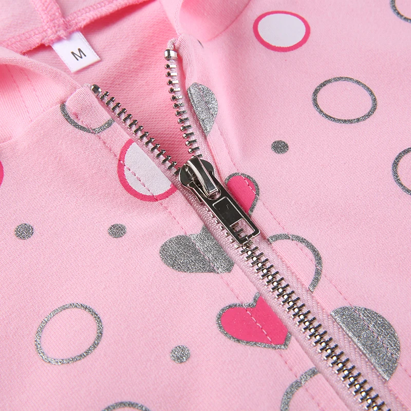 

Rockmore Heart Printed Cropped Sweet Hoodies Y2K Aesthetic 90s Vintage Zip Up Sweatshirt Short Jackets Pink Casual Basic Hoodie