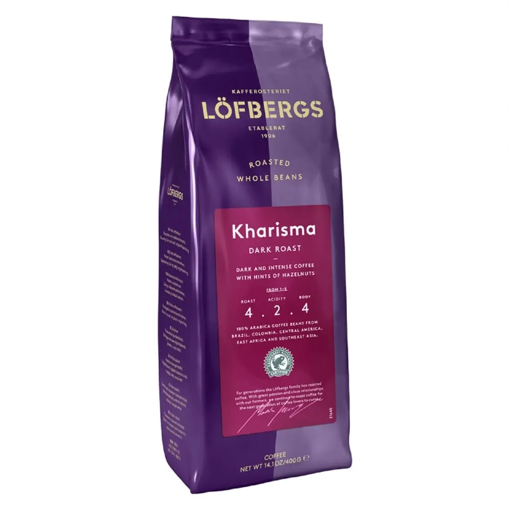 Кофе Lofbergs &quotKharisma&quot в зернах 400 гр|Кофе зернах| |