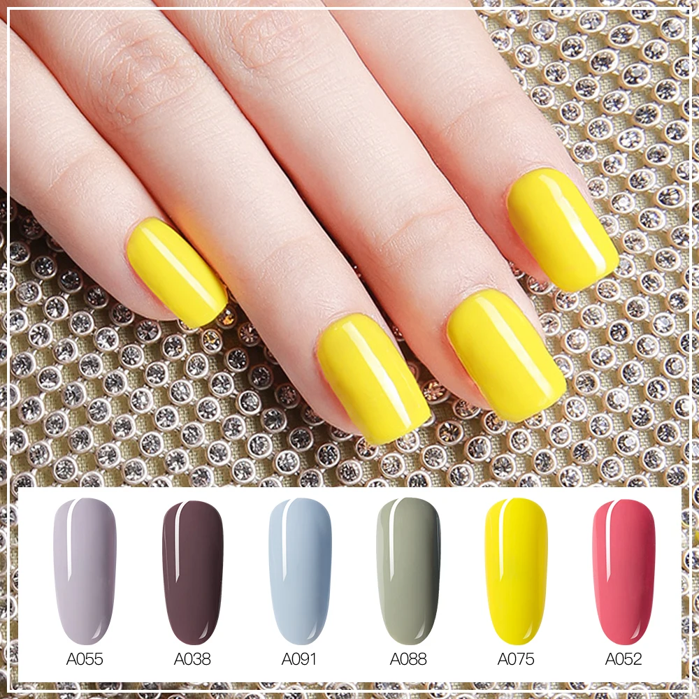 MAYCHAO 6pcs/set Soak Off UV Gel Nail Polish Cat Eye Glitter Art Design Varnish Lacuqer | Красота и здоровье