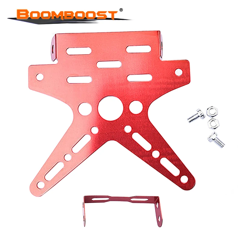 

Подставка для номерного знака мотоцикла, кронштейн из алюминиевого сплава, многоцветный, регулируемый, универсальный, 8 цветов, s