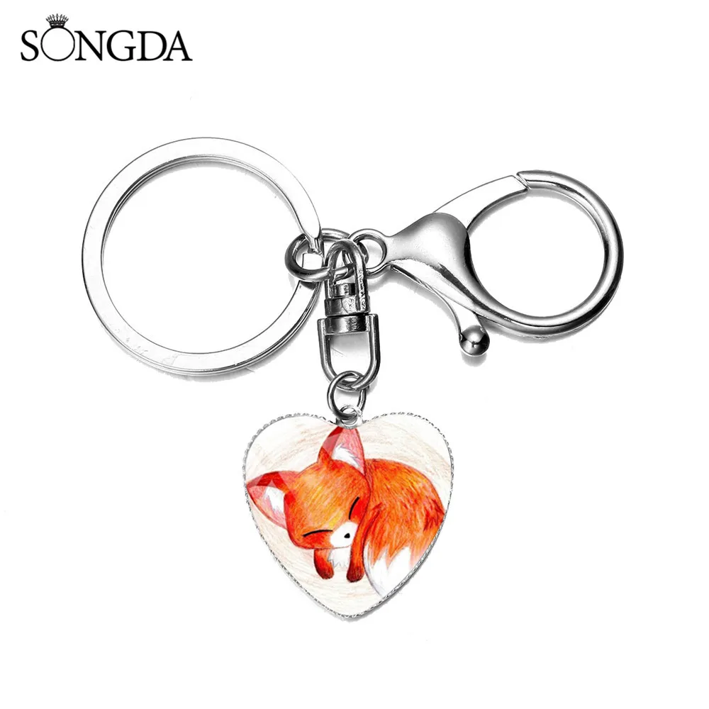 Романтический праздничная бижутерия для женщин Стекло брелок с кабошоном кольцо