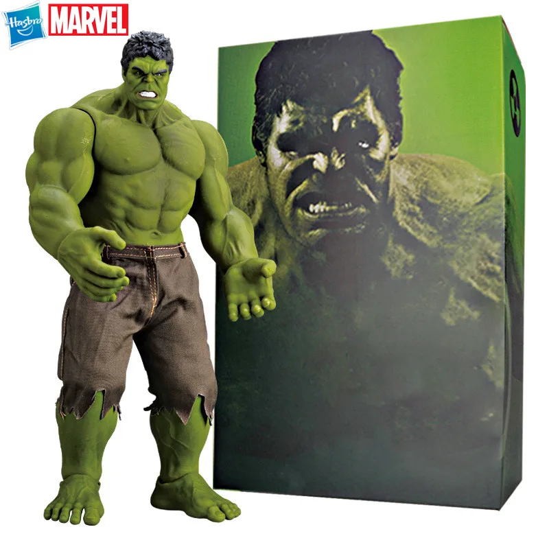 

New Hasbro Marvel Avenger Captain America Hulk Spiderman Thor Anime PVC Movable Collection Action Figure Toys Kids Birthday Gift