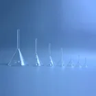 Прозрачная треугольная Воронка из стекла, 304050607590120 мм