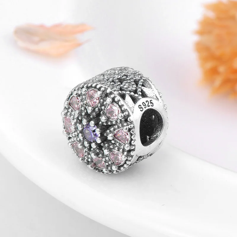 Подвески-бусины из розового циркона в форме капли | Украшения и аксессуары