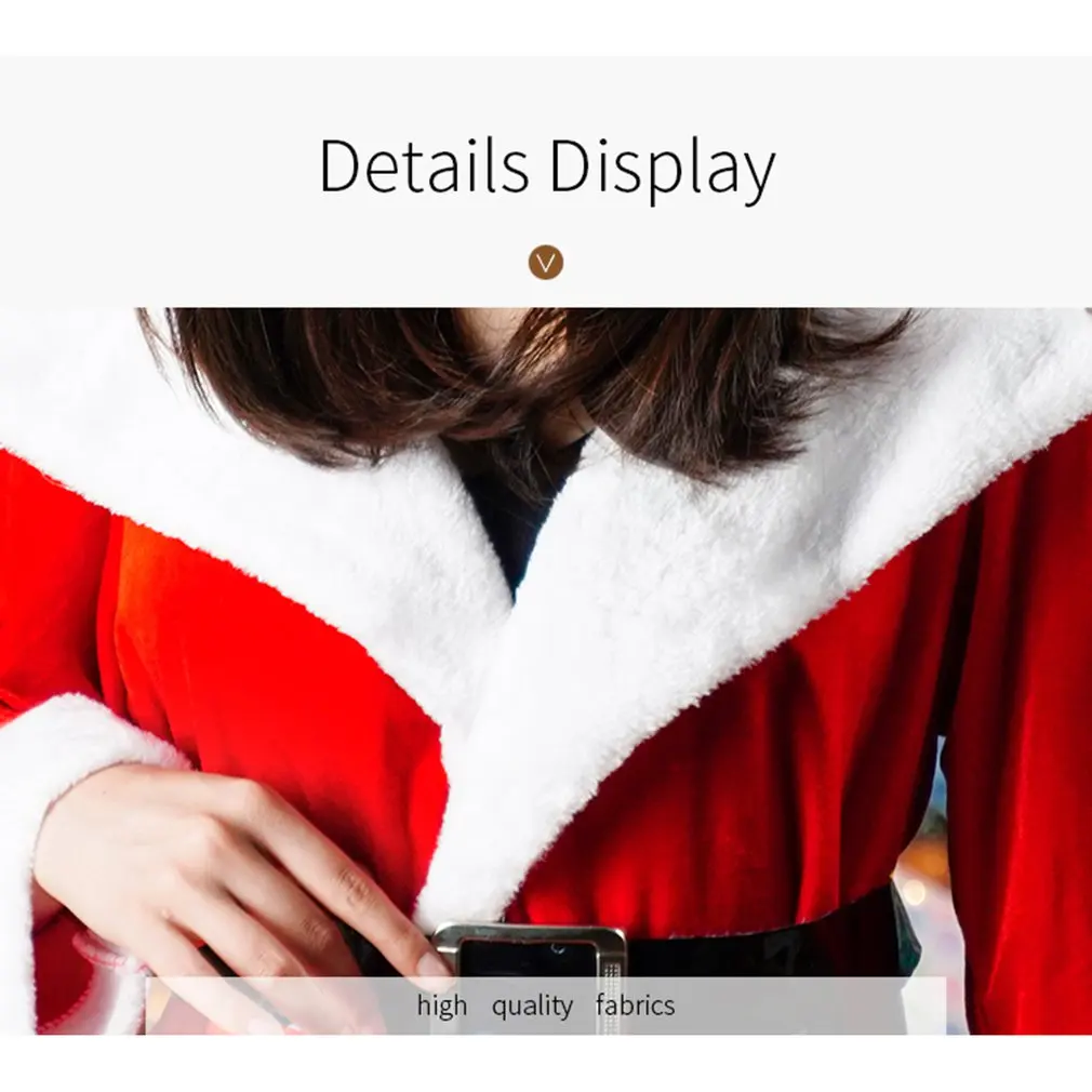 

Fashion Cosplay Miss Santa Claus Costume Christmas Dress Stage Show Sexy Ladies Xmas Theme Party Club Cosplay Fancy Costume