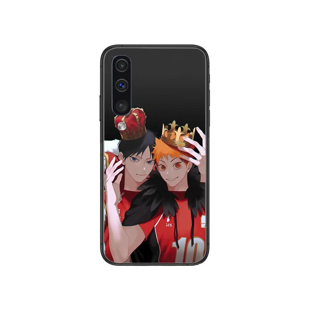

Anime Haikyuu style Phone cover hull For SamSung Galaxy S 8 9 10 20 21 S30 Plus Edge E S20fe 5G Lite Ultra black soft