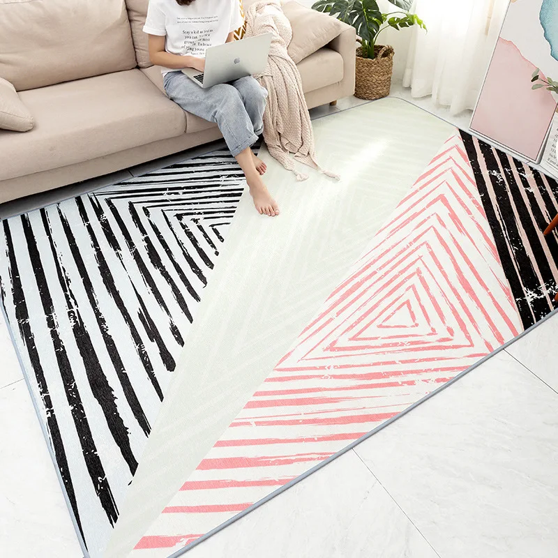 Bubble Kiss европейский стиль полосатые коврики с узором для гостиной домашнего