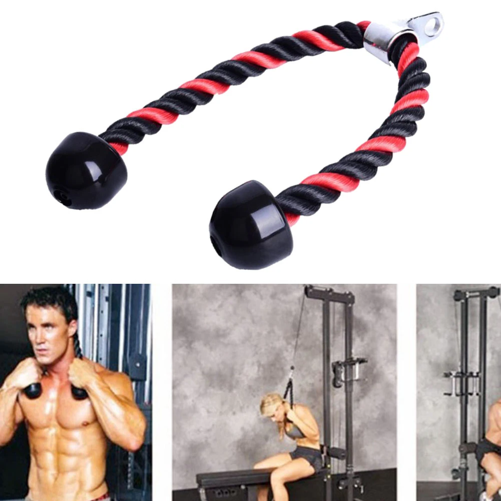 

Triceps Fitness Rope Pull Down Biceps Triceps Back Shoulder Nylon Rope Exercise Rope for Home Training Arm Gym Fitness Equipment