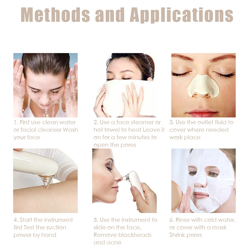 Устройство для удаления черных точек на лице с беспроводным зарядным