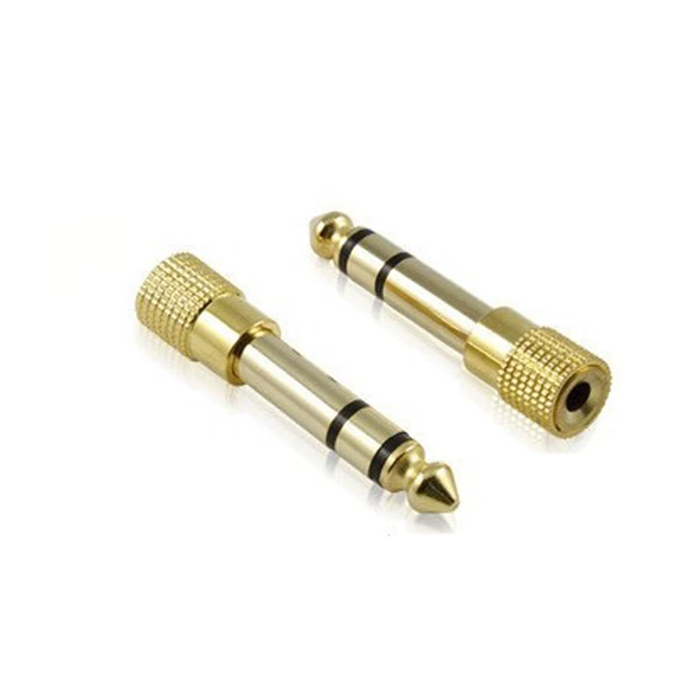 Electronic Practical Replacement Female Accessories Universal Jack Male Plug Portable Stereo Audio Adapter |