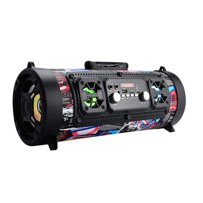 Hifi портативный Bluetooth уличный динамик FM радио движение KTV 3D звук беспроводной
