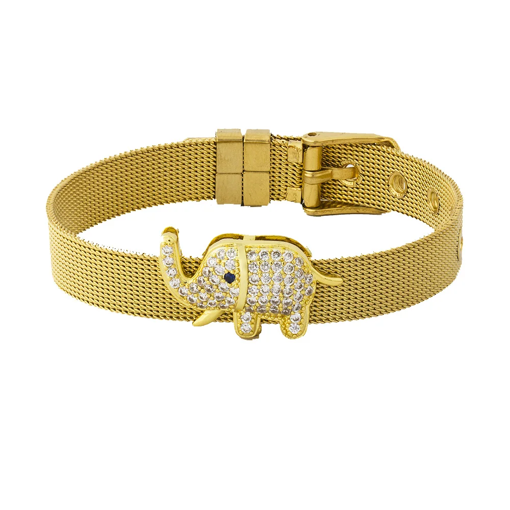 Регулируемый браслет из нержавеющей стали для женщин и мужчин медные аксессуары