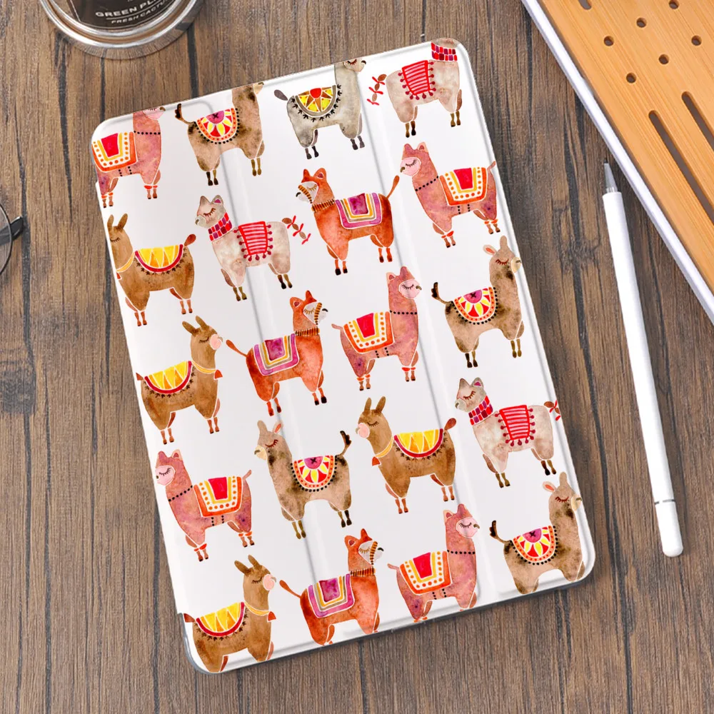 

Alpaca Animal For iPad Case For 10.9 inch Air 4 Case Mini 5 4 10.2 8th 7th 10.5 Air With Pencil Holder For 12.9 iPad Pro Cover