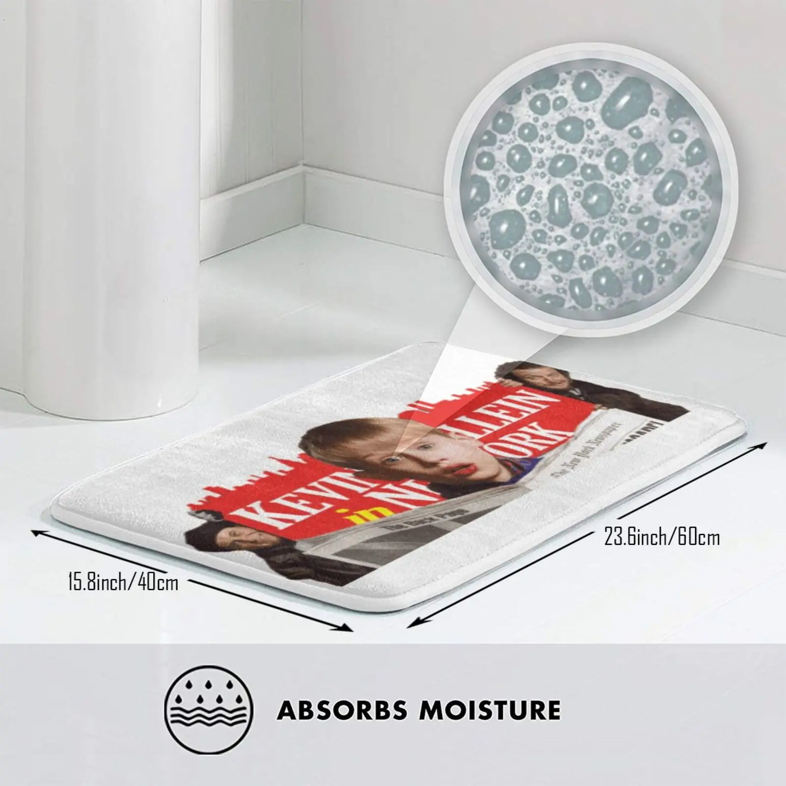 Kevin Mccallister коврик мягкий ковер домашний одинокий Нью-Йорк мама ударопрочное лицо