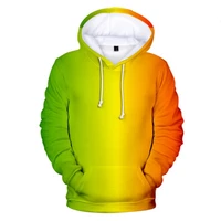 fashion monochrome hip hop hoodies mens clothing sweatshirt boys girls hoodie pop kids 3d color gradient hooded fall pullover