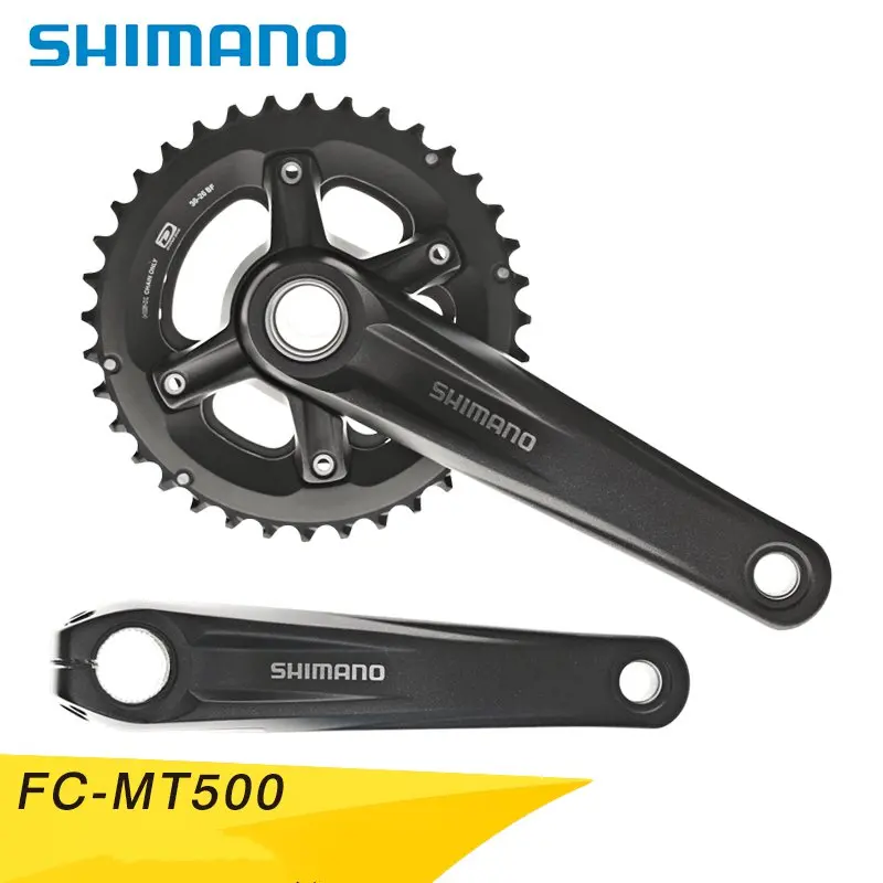 Оригинальный Shimano DEOREChainwheel MTB FC MT500 2 36 26t170мм/175 мм черная велосипедная часть|Шатун и