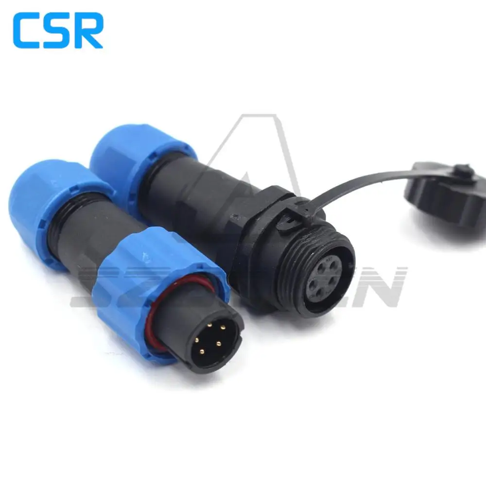 SD1310/P-SD1312/S 5-контактный водонепроницаемый разъем и розетка IP68. Разъем для кабеля LED