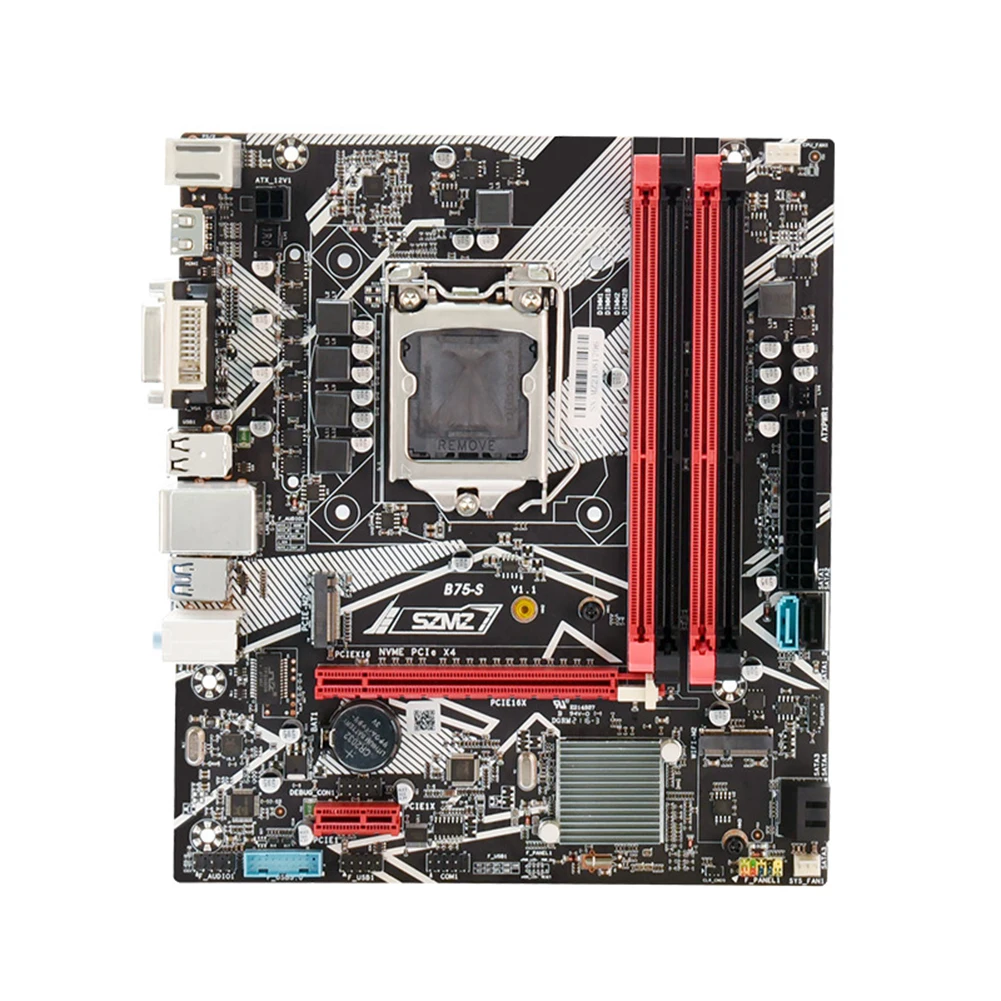 B75-S ATX PCI-E 16X DDR3 Материнская Плата ЦП LGA1155 USB3.0 HDMI-совместимая + плата порта VGA для