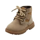 Новые ботинки для мальчиков и девочек; Детские Ботинки Martin для пустыни; Черные Армейские Ботинки Martin; Детские ботильоны из искусственной кожи