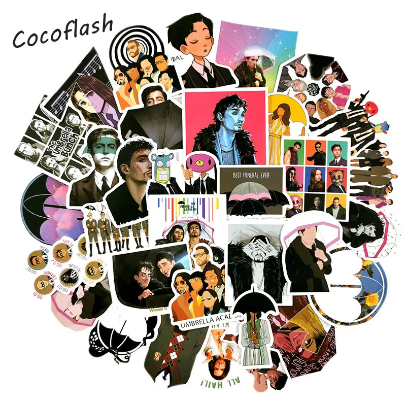 10/50pcs/pack American TV Show The Umbrella Academy Waterproof Stickers For Refrigerator Motorcycle Skateboards Laptop Notebook