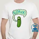 Аниме одежда Im Pickle Rick Green Baby огурец Забавные футболки 100% хлопок футболки Топ Мужская одежда