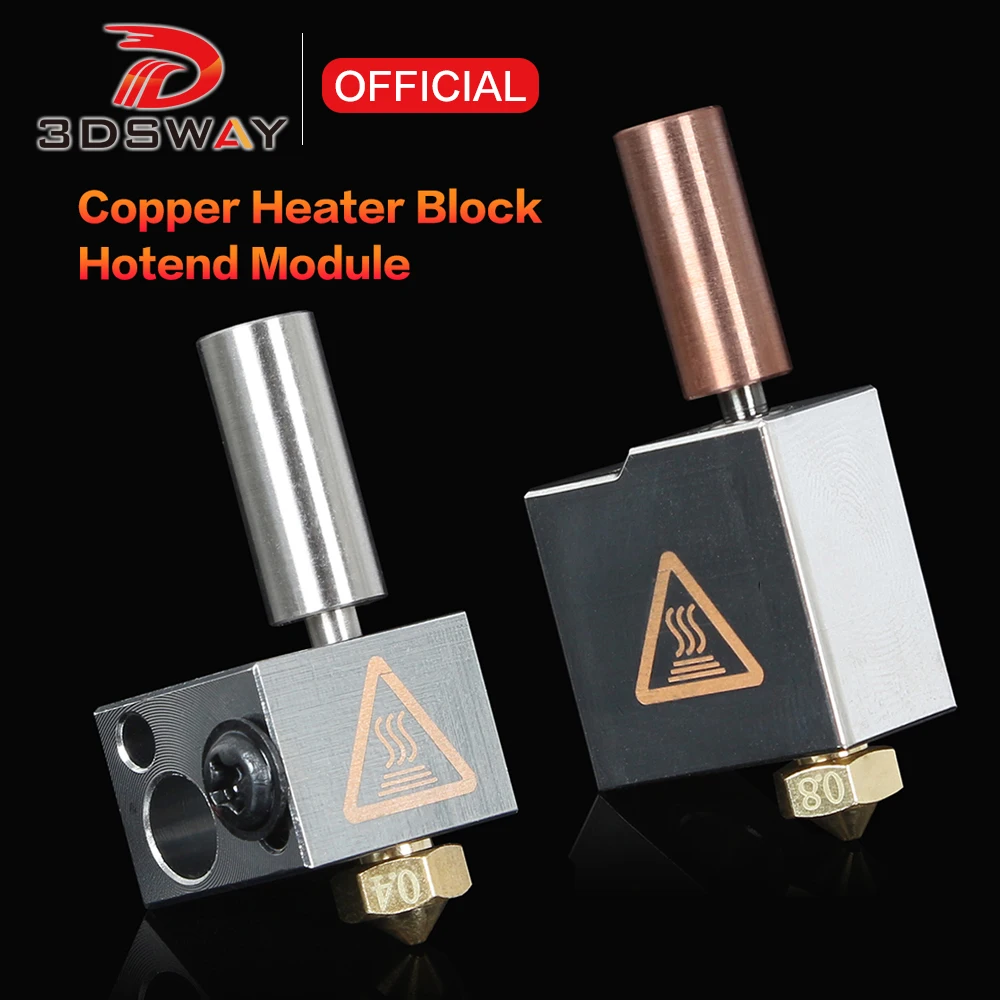 3DSWAY 3D-принтеры Запчасти HS Hotend модуль комплект подключения печатающей головки e3d v6