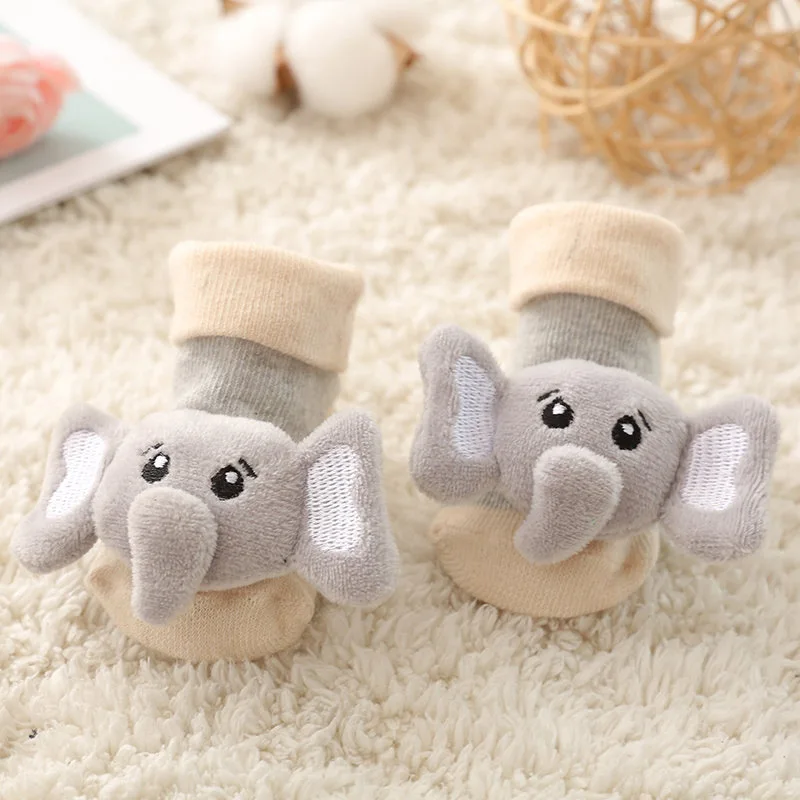 1@#1pcs Baby Rattle New Soft Plush Baby Toy Animal Hand Bells Baby Toys High Quality Newborn Gift Style Hand Rattle