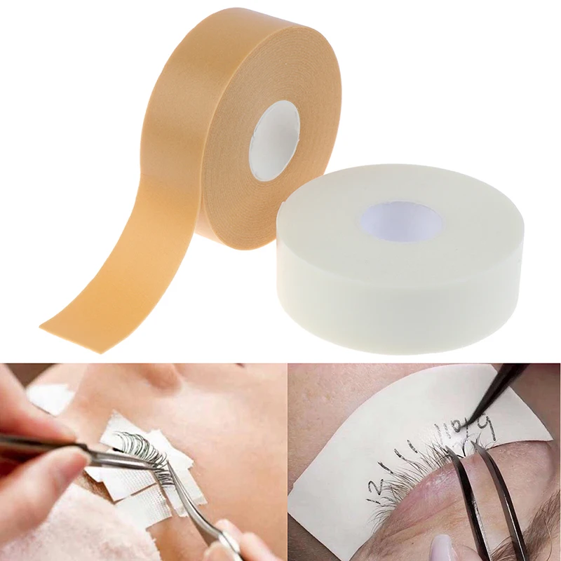 

2.5cm*5m Eyelash Extension Lint Free Eye Pads White Paper Under Patches Tool for False Lashes Tape Patch Medical Tape