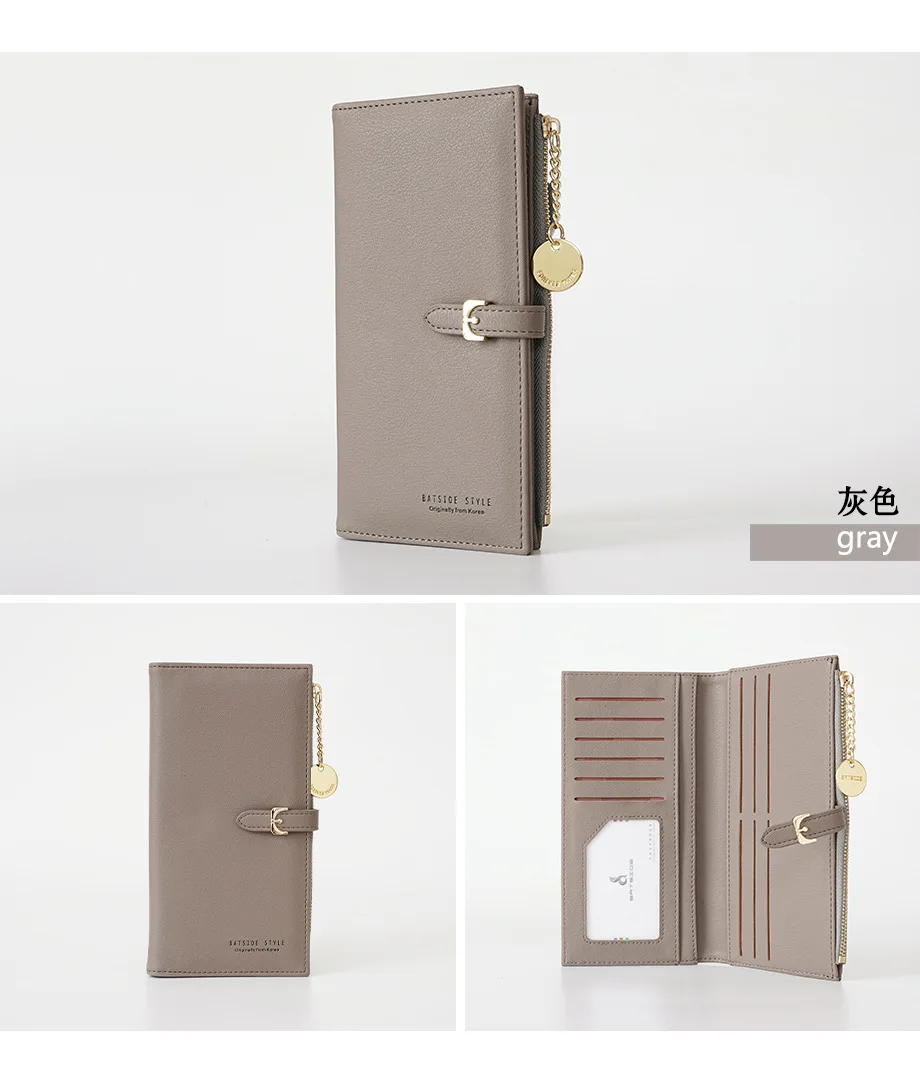 Ladies long Wallet Fashion Designer Money+Phone+Coin+Card Big Women Wallets With Zipper Pocket Cute Clutch Female Purses