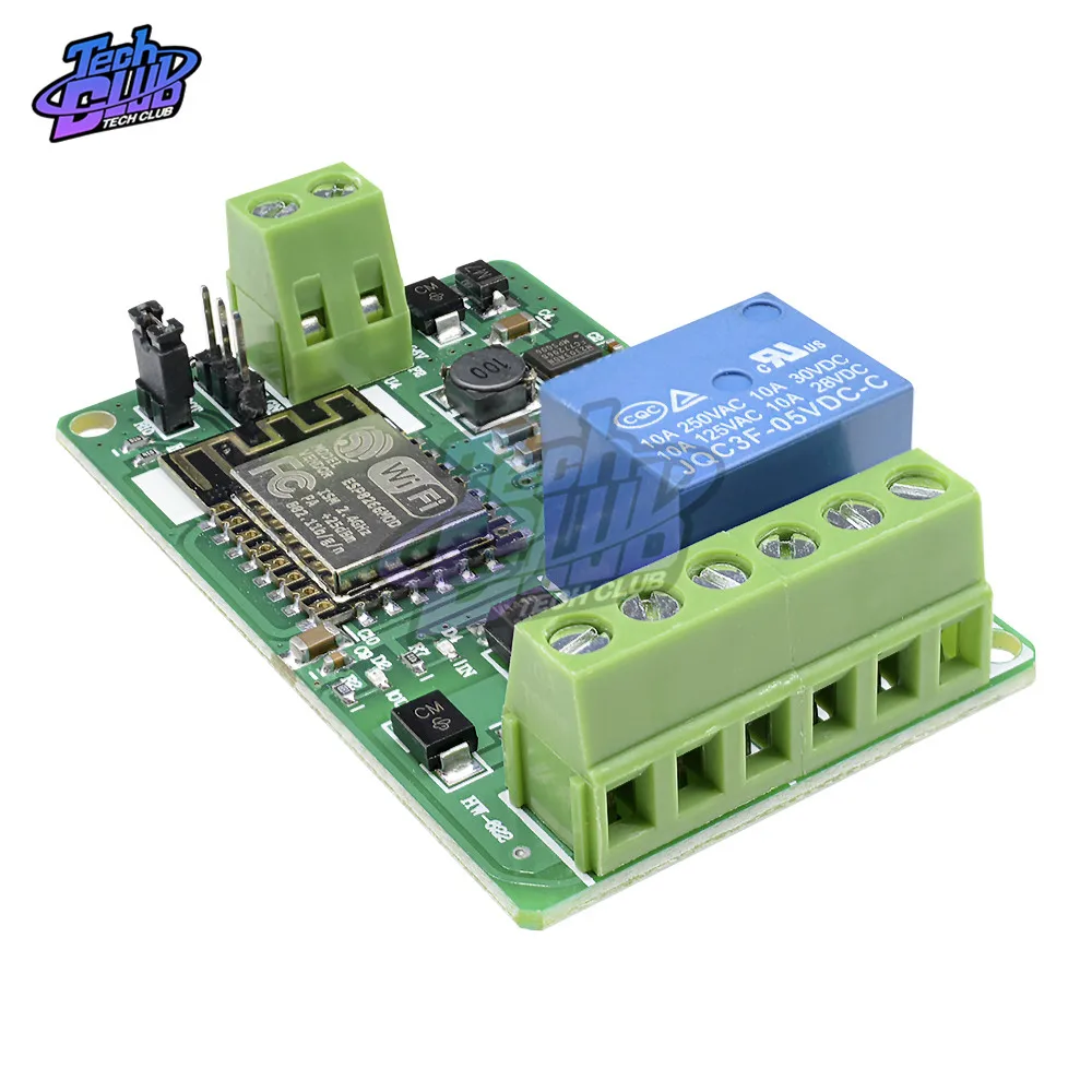 Релейный модуль Wi-Fi беспроводной переключатель постоянного тока 7-30 в 10 А 220 В ESP8266