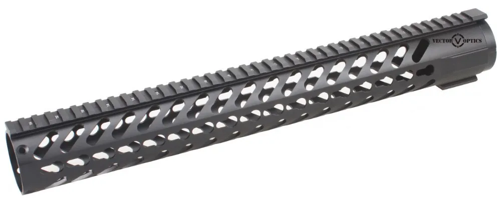 Векторная Оптика Тактический KeyMod 16,5 дюймов поплавок Handguard Пикатинни Крепление подходит. 223 AR15 M4 M16 черный или OD зеленый цвет