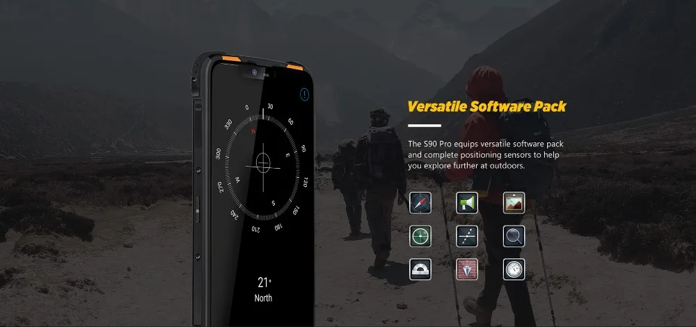 Doogee S90 Pro модульный прочный мобильный телефон IP68 Helio P70 6,1" дисплей Восьмиядерный 6 ГБ 128 ГБ 16MP+ 8MP Android 9 12V2A смартфон