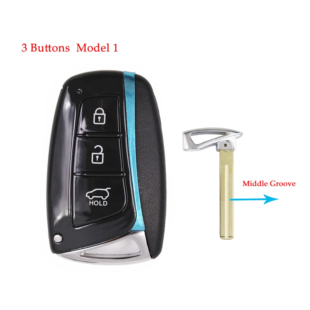 

Пульт дистанционного управления YIQIXIN, чехол для автомобильного ключа с 3/4 кнопками для Hyundai igensis Santa Fe 2012-2018 Equus Azera Tucson Genesis, чехол для корпуса