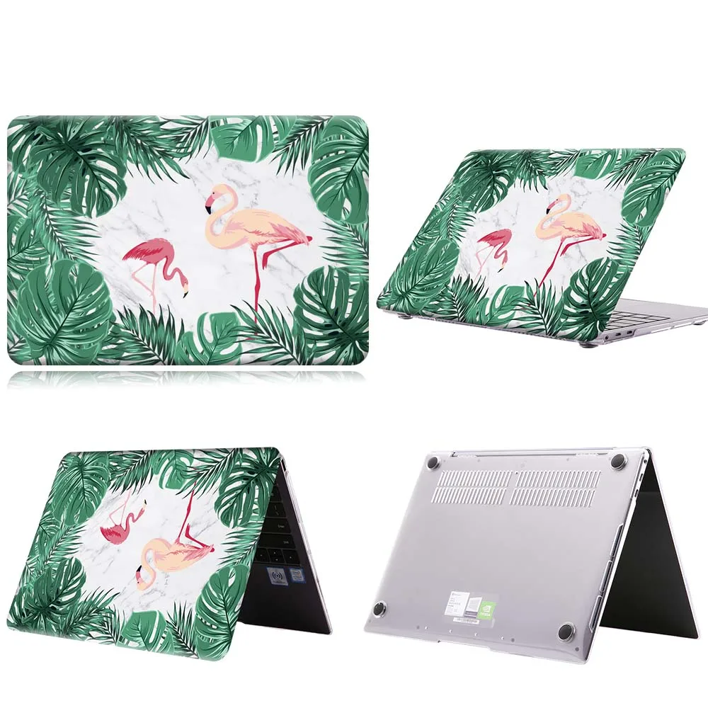 

Flamingo Laptop Case For Huawei MateBook 13/13 AMD Ryzen/14/D14/D15/X 2020/X Pro/Pro 16.1 PVC Cover For Honor MagicBook 14/15