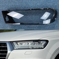 for audi q7 20162019 car front headlight lens cover lampshade glass lampcover caps headlamp shell transparent light lamp case