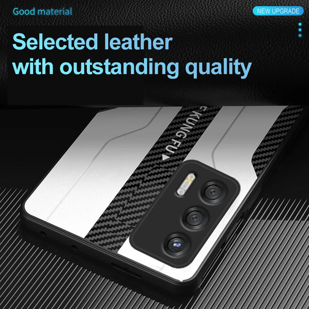 for oppo realme gt 5g case carbon fiber back leather phone cover realmi realmy g t neo realmegt camera protection tpu soft coque free global shipping