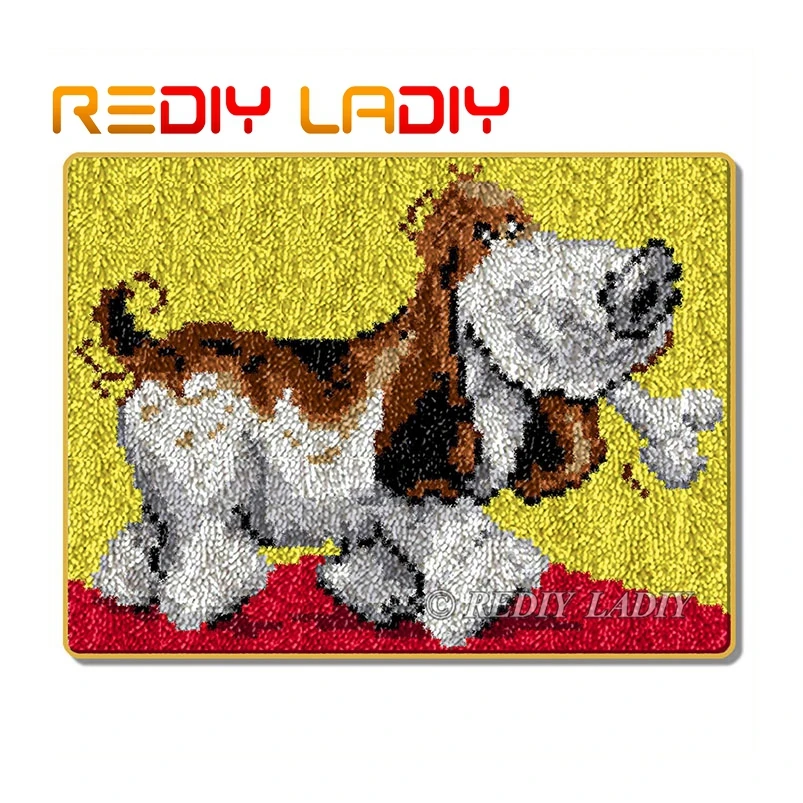 Набор крючков с застежкой вязаный ковер животный щенок акриловая пряжа