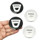 4 шт., 56,5 мм эмблема Dacia, значок для центра колеса, крышка ступицы, наклейка на крышку для Dacia Duster Logan Sandero, наклейка для украшения