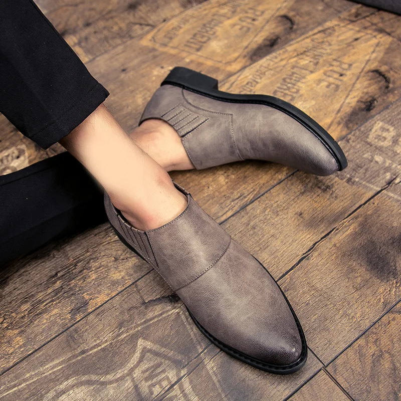 

Men Shoes slip on Leather Luxury Man Moccasins Comfortable fashion Light Design Driving Casual Men Shoes footwear