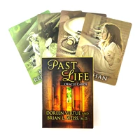 past life oracle cards full english tarot cards mystical guidance divination entertainment partys board game 44 sheetsbox