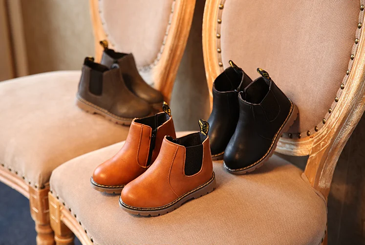 Новый стиль подходит для весны и осени детская обувь мальчиков Нескользящие