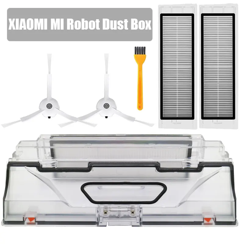 Запасные части для робота-пылесоса xiaomi MI Robot Vacuum Cleaner коробка с HEPA фильтром