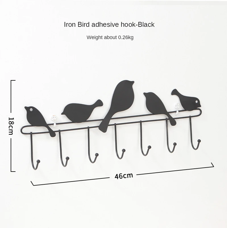 

Bird Storage Holders Nordic Simplicity Home Organizer Wall Bathroom Rack Dormitory Holders Kitchen Storage Rack