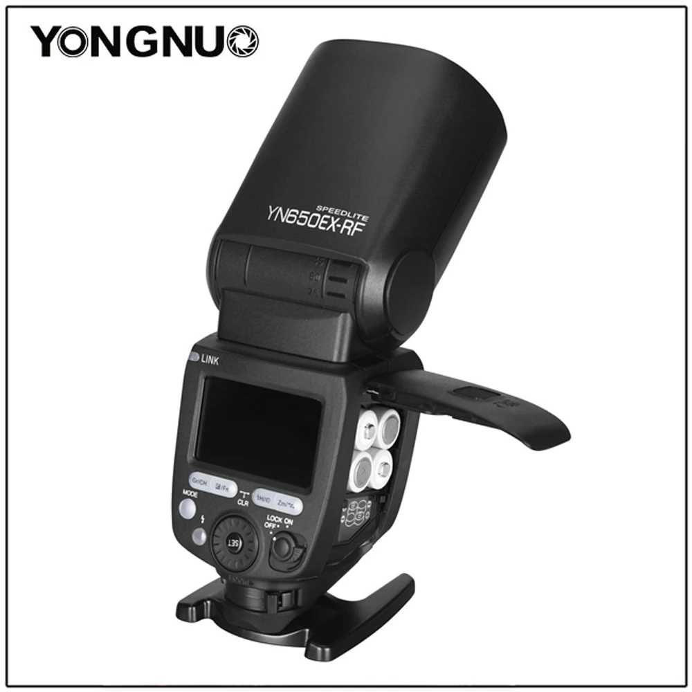 Беспроводная вспышка Yongnuo YN650EX-RF TTL HSS с круглой головкой Speedlite GN60 2 4G