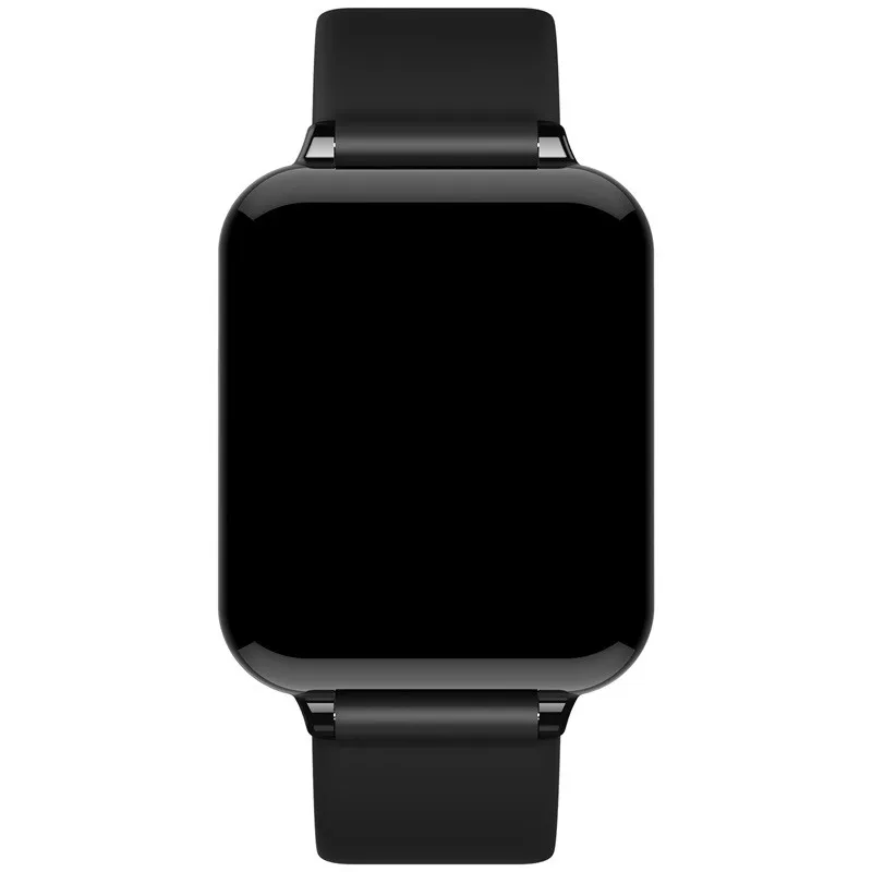 Black not with box Умные часы B57, водонепроницаемые, спортивные, для iphone, телефона, умные часы, монитор сердечного ритма, функции кровяного давления для женщин, мужчин, детей - Цвет: Black not with box