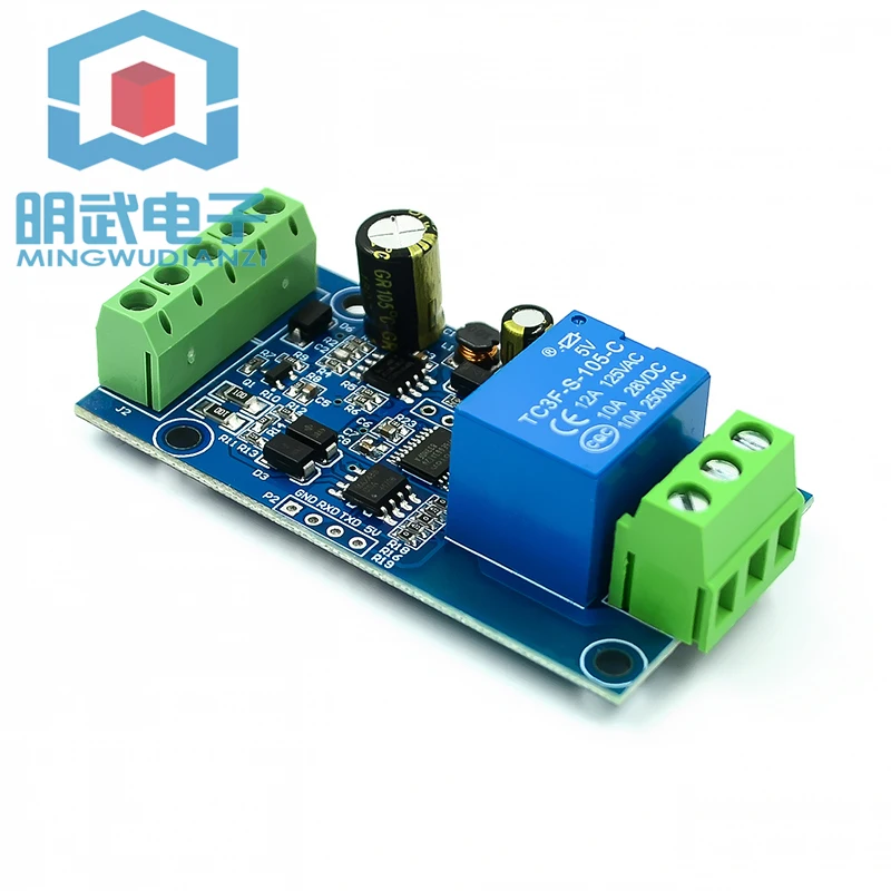 Один релейный модуль Modbus Rtu Rs485 / Ttl Uart 1 вход выход шт.|Реле| |