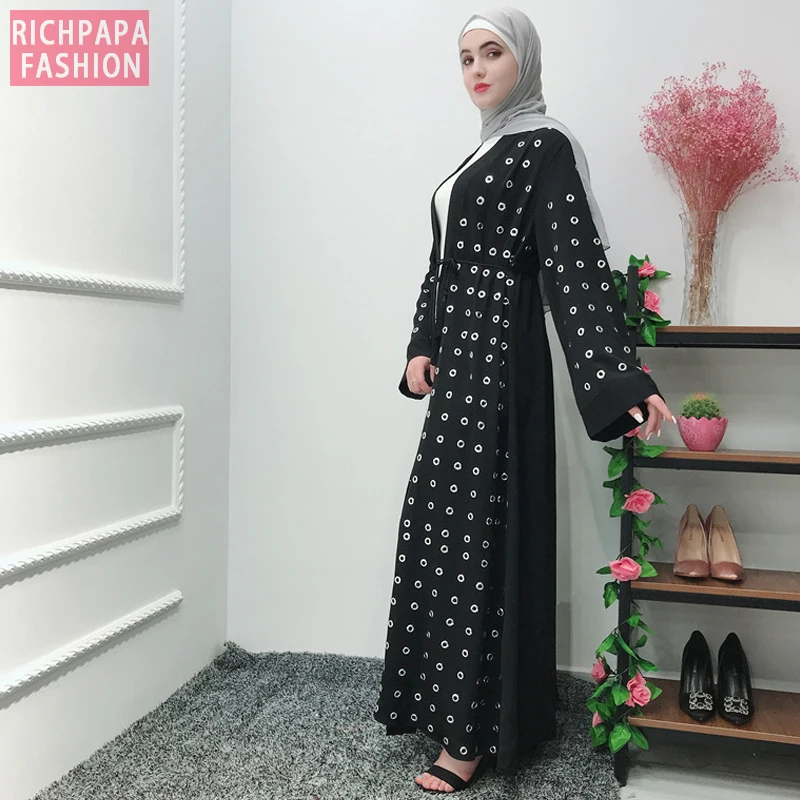Женское кимоно Caftan Abaya мусульманское платье Дубая индейка женская одежда